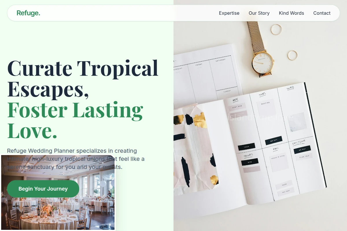 Refuge Wedding Planner