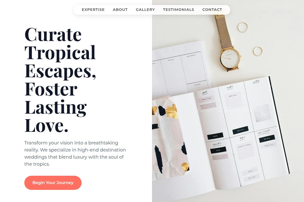 Ivory Wedding Planner